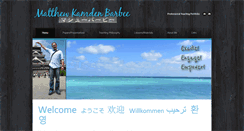 Desktop Screenshot of matthewbarbee.com